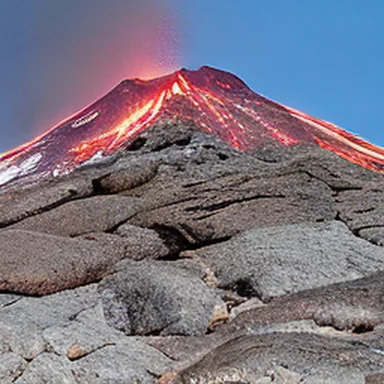 Volcano, base model, 50 steps